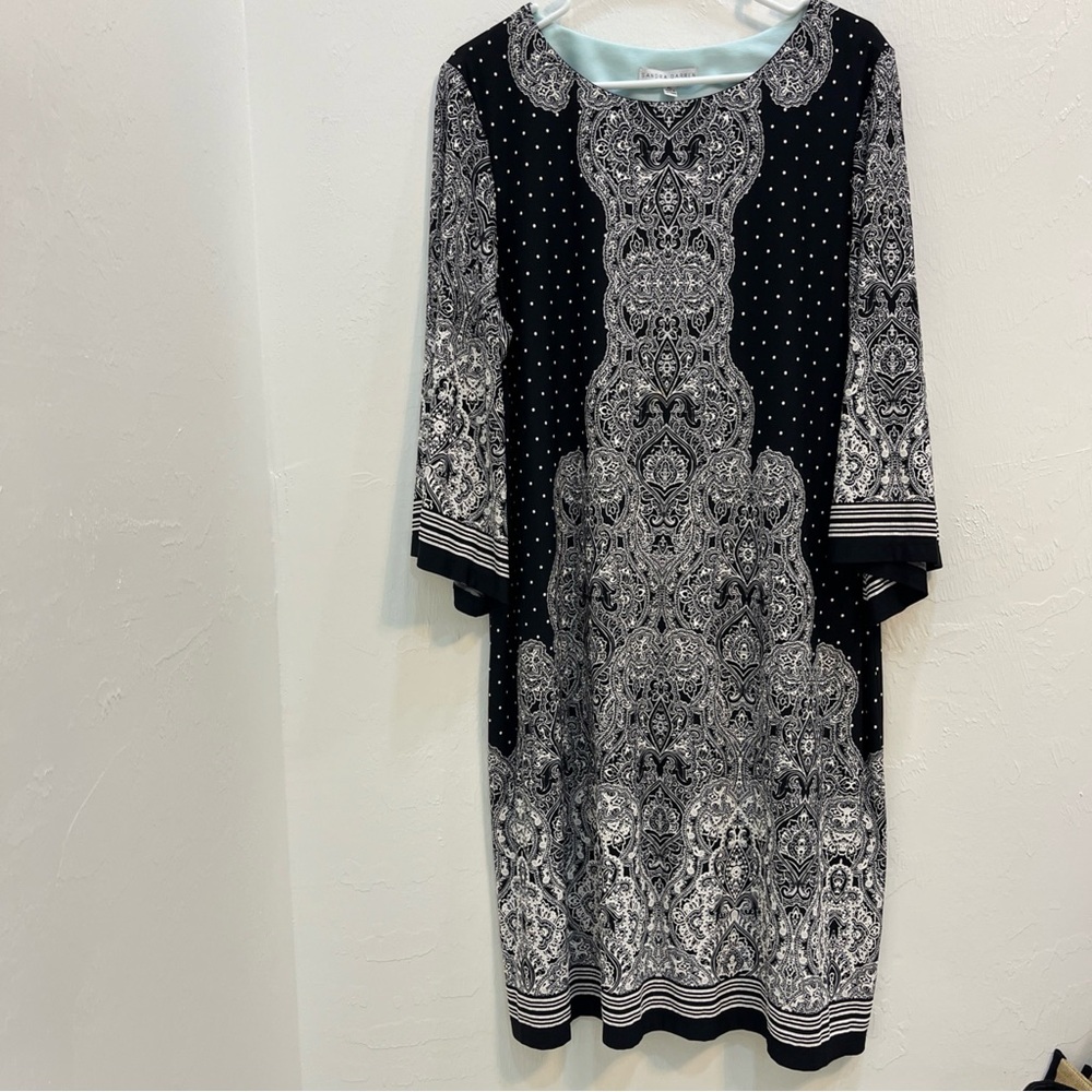 Sandra Darren Women’s Paisley Print Dress Plus‎ Size XL